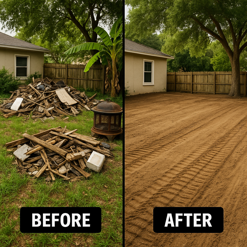 Before and After Demolition